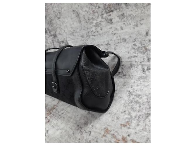 Gucci Bamboo Bullet Borsa Pelle Nera Nero - vista 5
