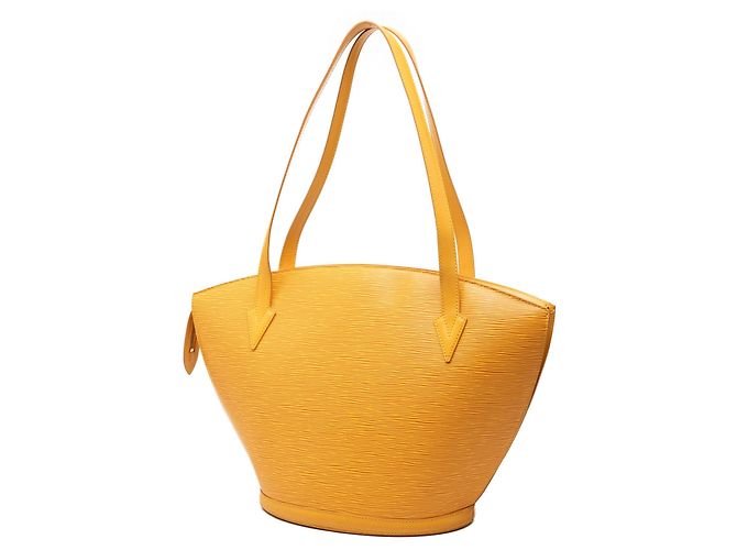Borsa a tracolla Louis Vuitton Epi Saint Jacques PM con tracolla lunga, Gialla Giallo - vista 2