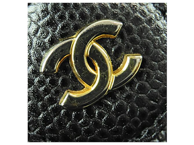 Vanity Beauty Case Chanel CC Caviar nero - vista 12