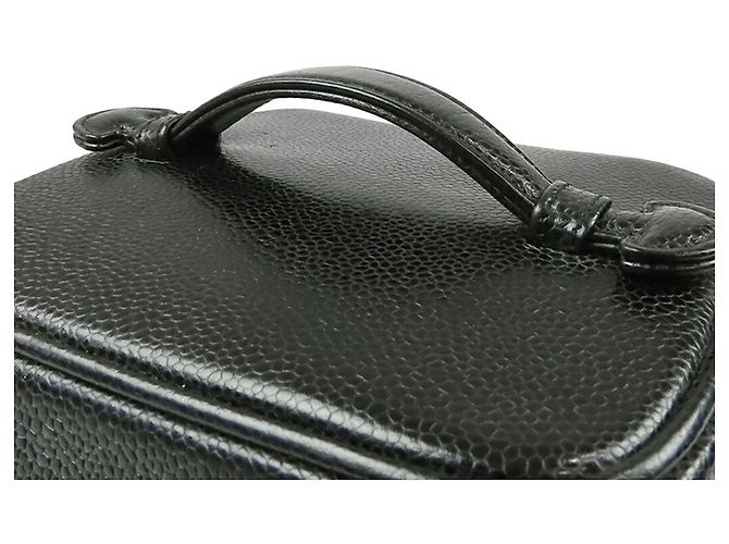 Vanity Beauty Case Chanel CC Caviar nero - vista 17
