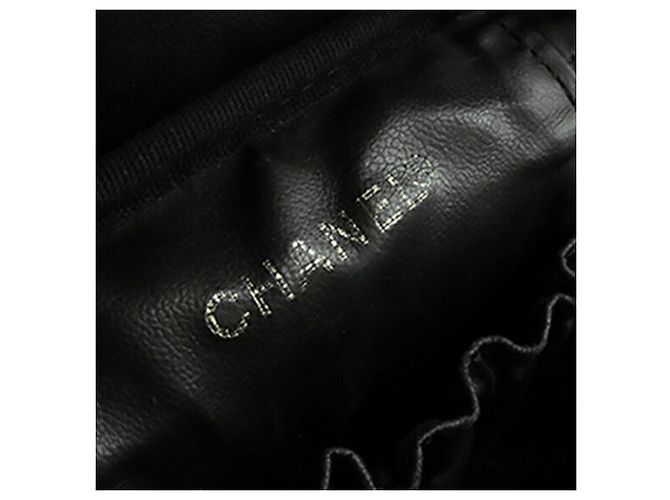 Vanity Beauty Case Chanel CC Caviar nero - vista 5