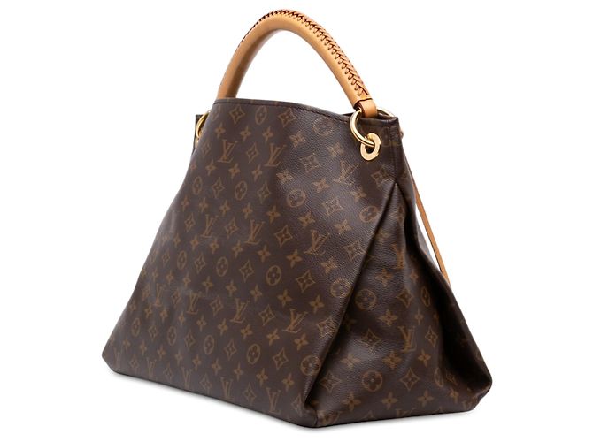 Borsa Hobo Louis Vuitton Monogram Artsy MM Marrone - vista 2