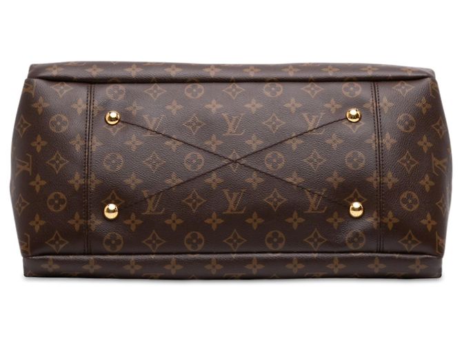 Borsa Hobo Louis Vuitton Monogram Artsy MM Marrone - vista 3