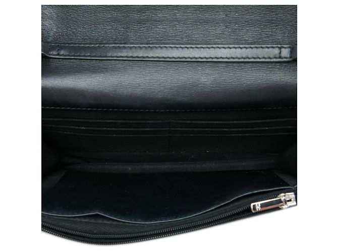 Borsa a tracolla Chanel Cocostellar Wallet on Chain in camoscio matelassé nero - vista 4