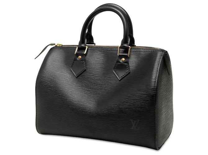Borsa Boston Louis Vuitton Epi Speedy 25 Nera Nero - vista 2