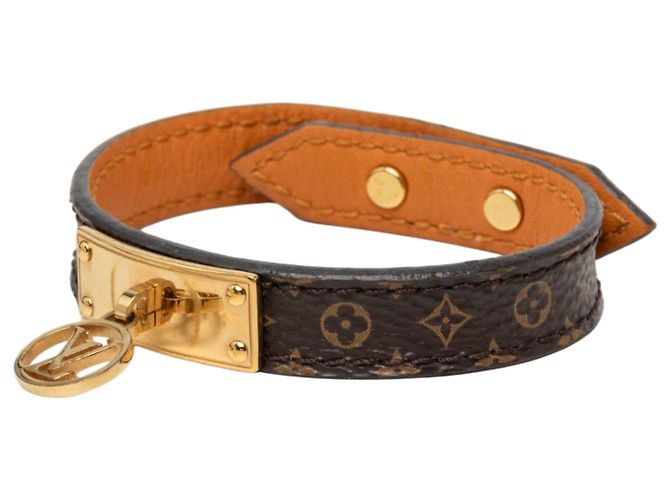 Bracciale Louis Vuitton Monogram Logomania Marrone 17 - vista 2