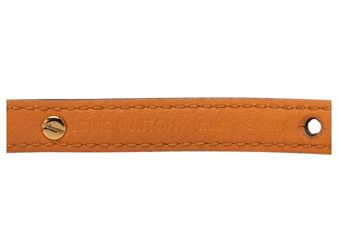 Bracciale Louis Vuitton Monogram Logomania Marrone 17 - vista 5