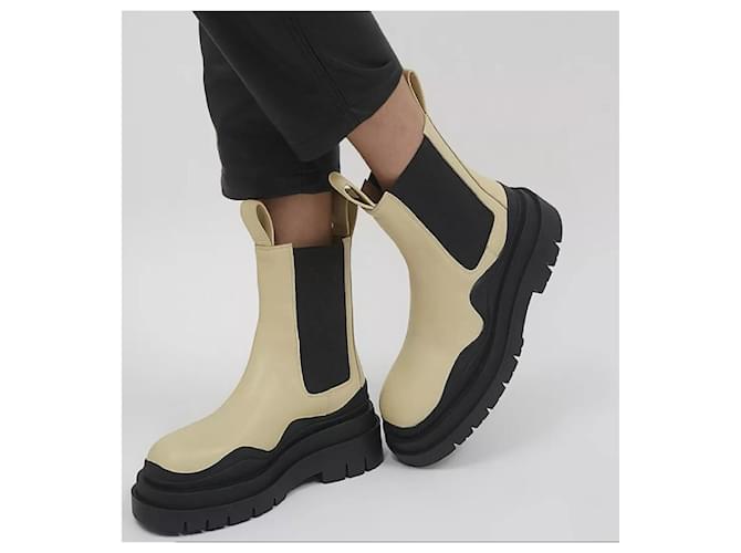 Autre Marque Alias Mae Pixie Botines Chelsea Negro Beige - vista 2