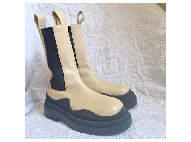 Autre Marque Alias Mae Pixie Botines Chelsea Negro Beige - vista 4