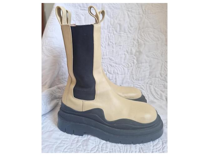 Autre Marque Alias Mae Pixie Botines Chelsea Negro Beige - vista 5