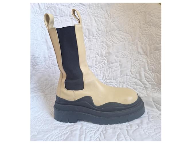 Autre Marque Alias Mae Pixie Botines Chelsea Negro Beige - vista 8