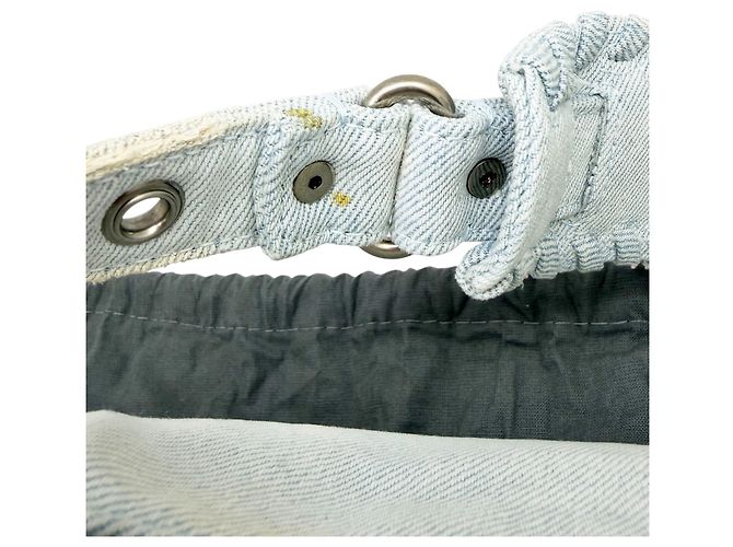 Borsa a tracolla Balenciaga Le Cagole Denim XS Blu - vista 12