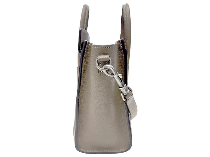 Céline Borsa a mano Celine Luggage Nano Shopper Beige - vista 3
