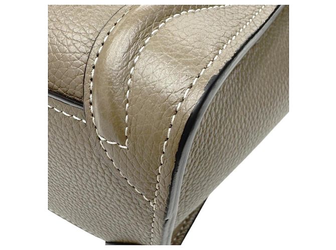 Céline Borsa a mano Celine Luggage Nano Shopper Beige - vista 9