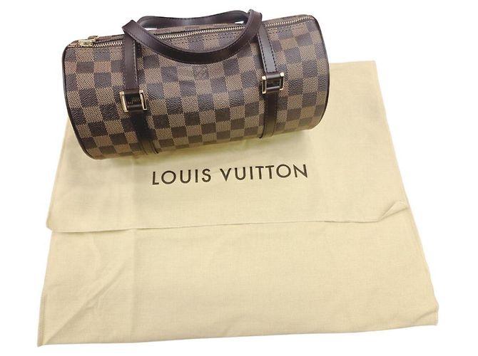Borsa Tote Louis Vuitton Papillon 26 Marrone Damier ebene - vista 10