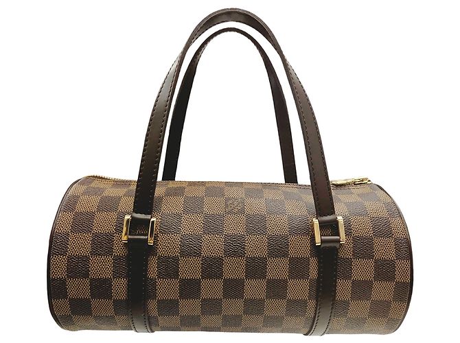 Borsa Tote Louis Vuitton Papillon 26 Marrone Damier ebene - vista 2