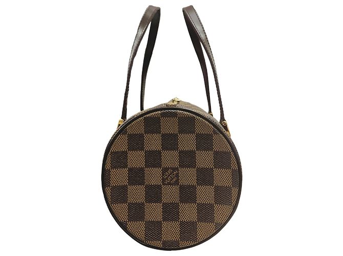 Borsa Tote Louis Vuitton Papillon 26 Marrone Damier ebene - vista 4