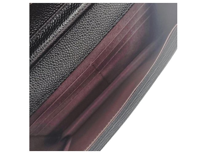 Timeless Portafoglio a catena Chanel AP0250 Matelassé Nero D'oro - vista 12