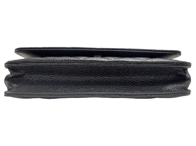 Timeless Portafoglio a catena Chanel AP0250 Matelassé Nero D'oro - vista 5