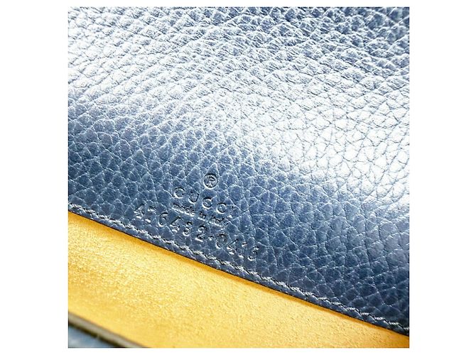 Borsa a tracolla con catena Gucci Dionysus Blu Blu navy - vista 8