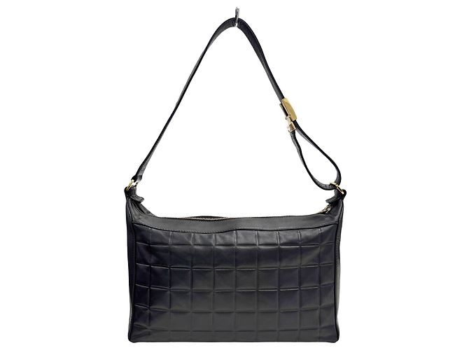Bolso de hombro Chanel Chocolate Bar Negro - vista 2