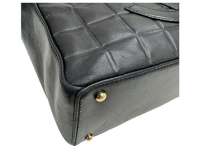Bolso de hombro Chanel Chocolate Bar Negro - vista 6
