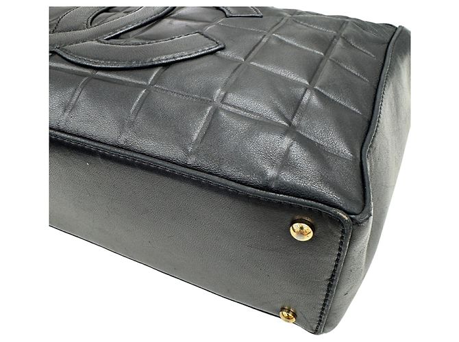 Bolso de hombro Chanel Chocolate Bar Negro - vista 7