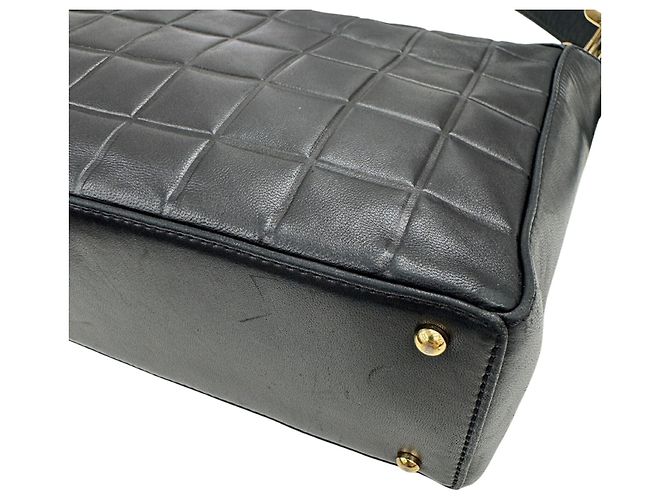 Bolso de hombro Chanel Chocolate Bar Negro - vista 8