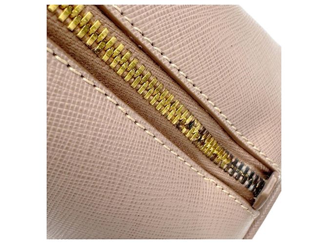 Prada Saffiano Promenade Small Shoulder Bag Beige - vista 12