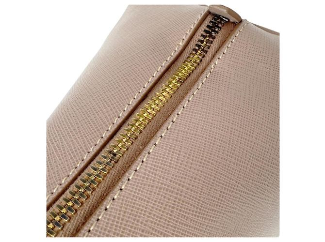 Prada Saffiano Promenade Small Shoulder Bag Beige - vista 13
