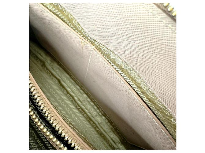 Prada Saffiano Promenade Small Shoulder Bag Beige - vista 17