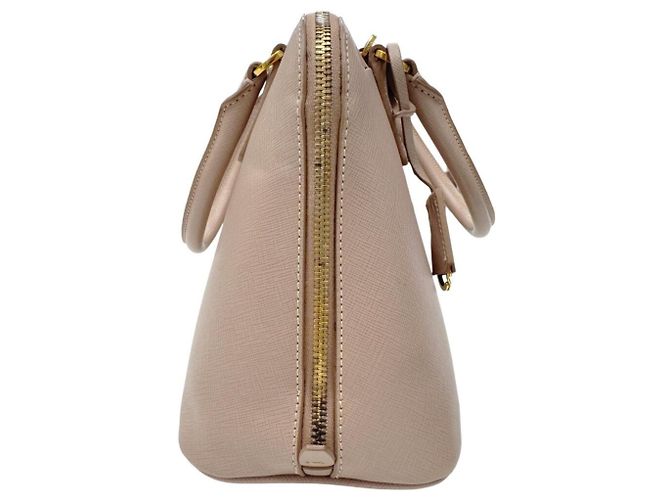 Prada Saffiano Promenade Small Shoulder Bag Beige - vista 3