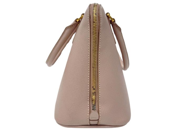 Prada Saffiano Promenade Small Shoulder Bag Beige - vista 4