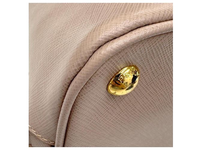 Prada Saffiano Promenade Small Shoulder Bag Beige - vista 6