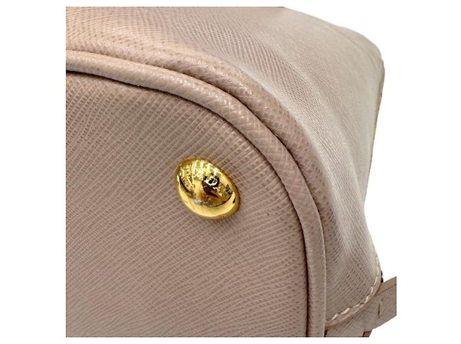 Prada Saffiano Promenade Small Shoulder Bag Beige - vista 9