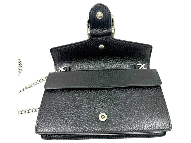 Mini Borsa a Tracolla con Catena Gucci Dionysus Nero - vista 7