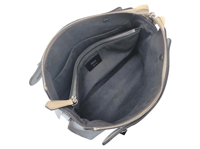 Borsa a tracolla Fendi By The Way Medium Blu chiaro - vista 12