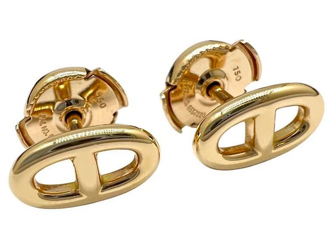 Hermès Orecchini HERMES Chaine d'Ancre Farandole D'oro - vista 2
