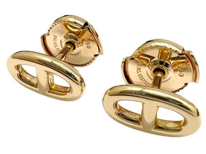 Hermès Orecchini HERMES Chaine d'Ancre Farandole D'oro - vista 3