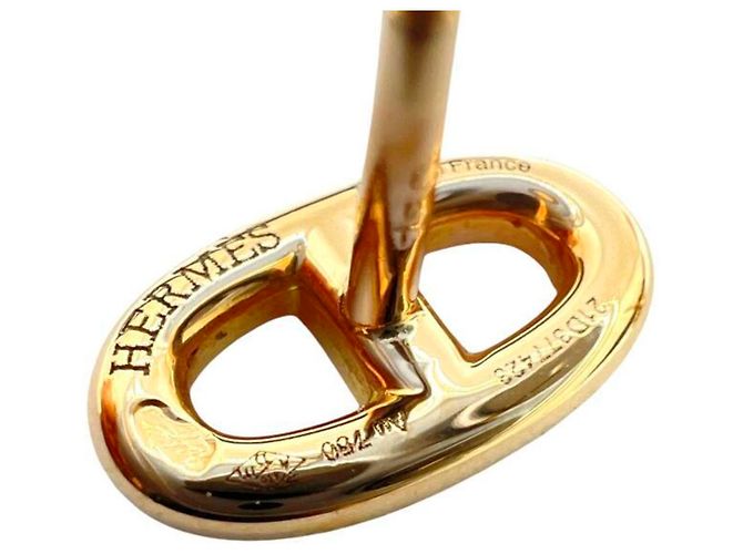 Hermès Orecchini HERMES Chaine d'Ancre Farandole D'oro - vista 5