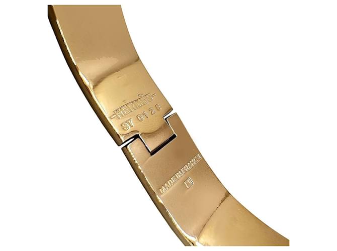 Hermès Bracciale HERMES Clic Clack PM Marrone D'oro - vista 7
