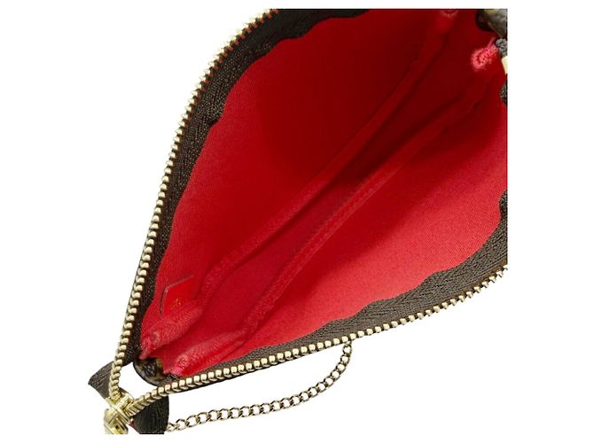 Louis Vuitton Monogram Vivienne Holiday Mini Pochette Accessoires Marrone Multicolore Monogramma - vista 8