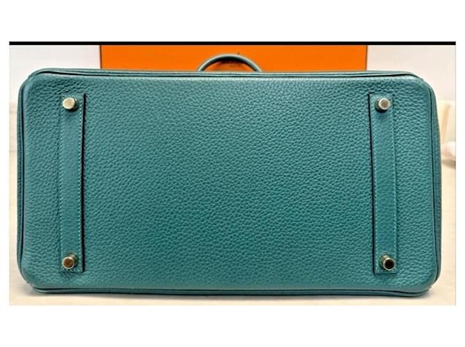 Borsa Hermès Birkin 40 Togo Verde - vista 15