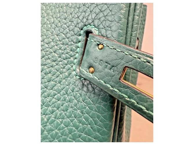 Borsa Hermès Birkin 40 Togo Verde - vista 18