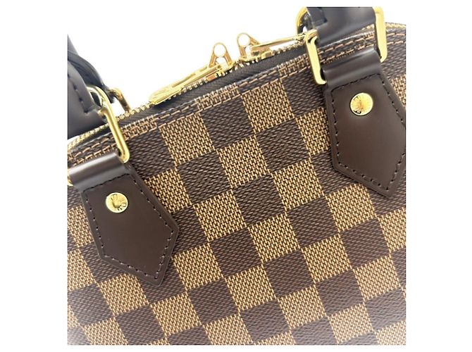 Borsa a tracolla Louis Vuitton Damier Alma BB Marrone Damier ebene - vista 11
