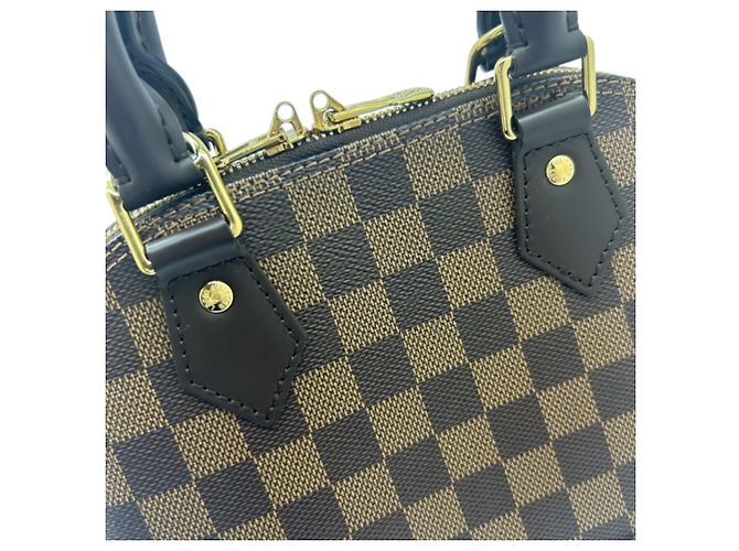 Borsa a tracolla Louis Vuitton Damier Alma BB Marrone Damier ebene - vista 12