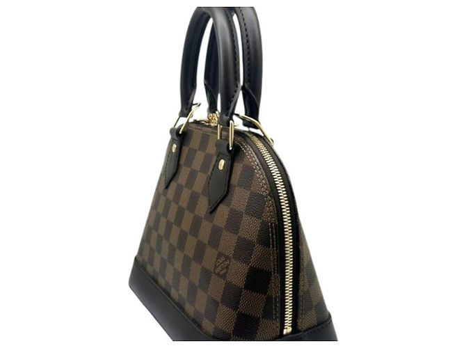 Borsa a tracolla Louis Vuitton Damier Alma BB Marrone Damier ebene - vista 3