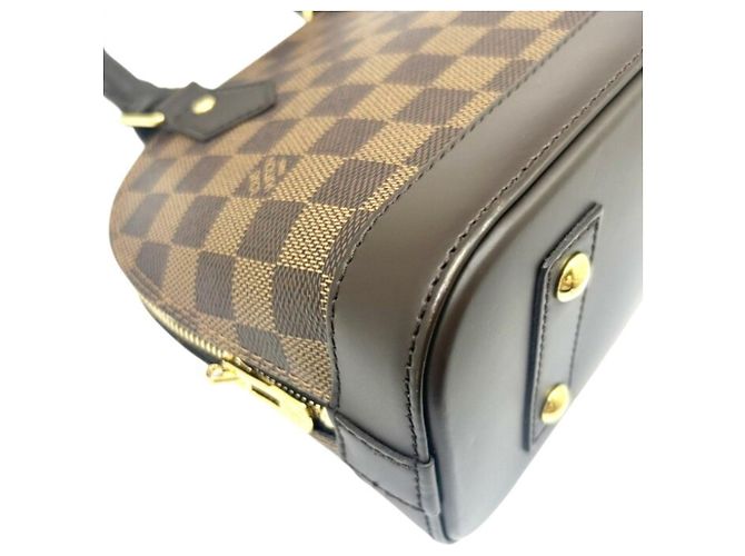 Borsa a tracolla Louis Vuitton Damier Alma BB Marrone Damier ebene - vista 7