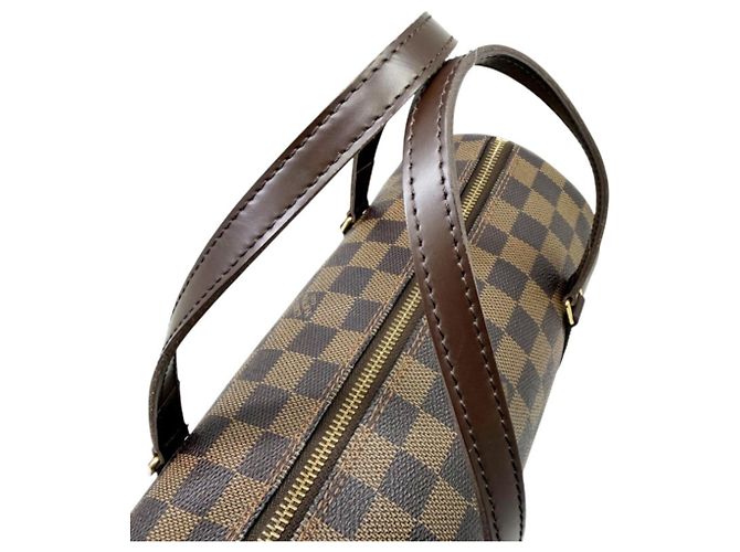 Borsa Louis Vuitton Damier Papillon 26 Marrone Damier ebene - vista 4