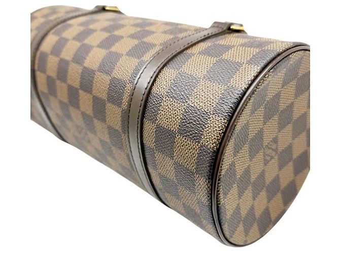 Borsa Louis Vuitton Damier Papillon 26 Marrone Damier ebene - vista 5